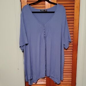 Evans Women's Relaxed Blue Blouse